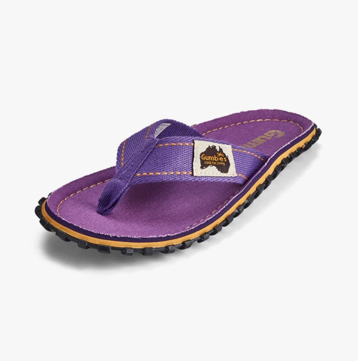 Gumbies ISLANDER Unisex Flip - Flops Classic Purple - Shuperb