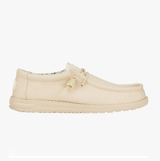 HEYDUDE WALLY Mens Shoes Off White - Shuperb