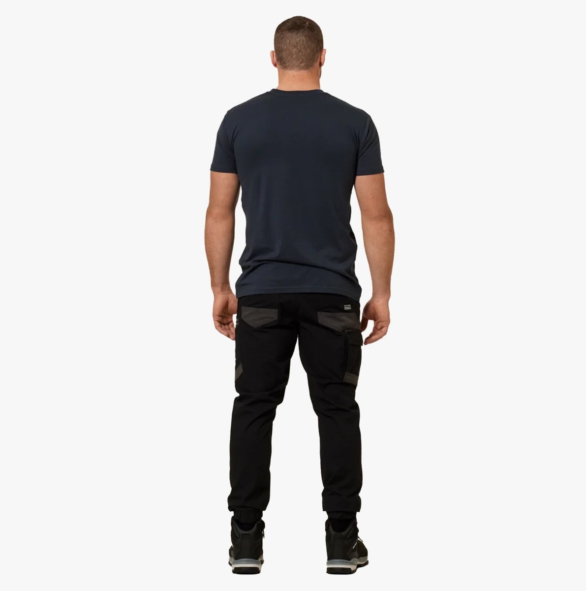 Hard Yakka RAPTOR CUFF Mens Work Trousers Black - Shuperb