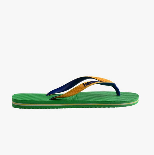 Havaianas Havaianas 4123206 - 1985 HAV BRASIL MIX Unisex Flip Flops Leaf Green/Marine Blue - Shuperb