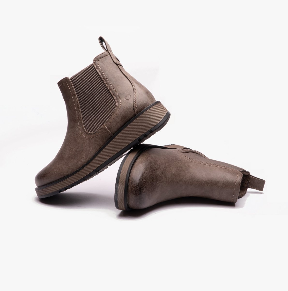 Heavenly Feet NEW ROLO2 Womens Chelsea Boots Earth - Shuperb