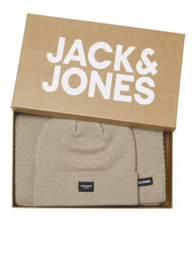 Jack & Jones DNA Mens Scarf & Gloves Pure Cashmere - Shuperb