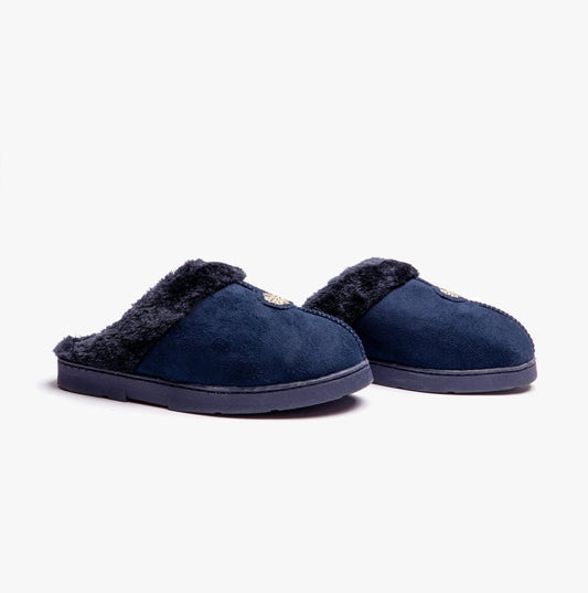 Jo & Joe SNUGGLE Womens Slippers Navy - Shuperb