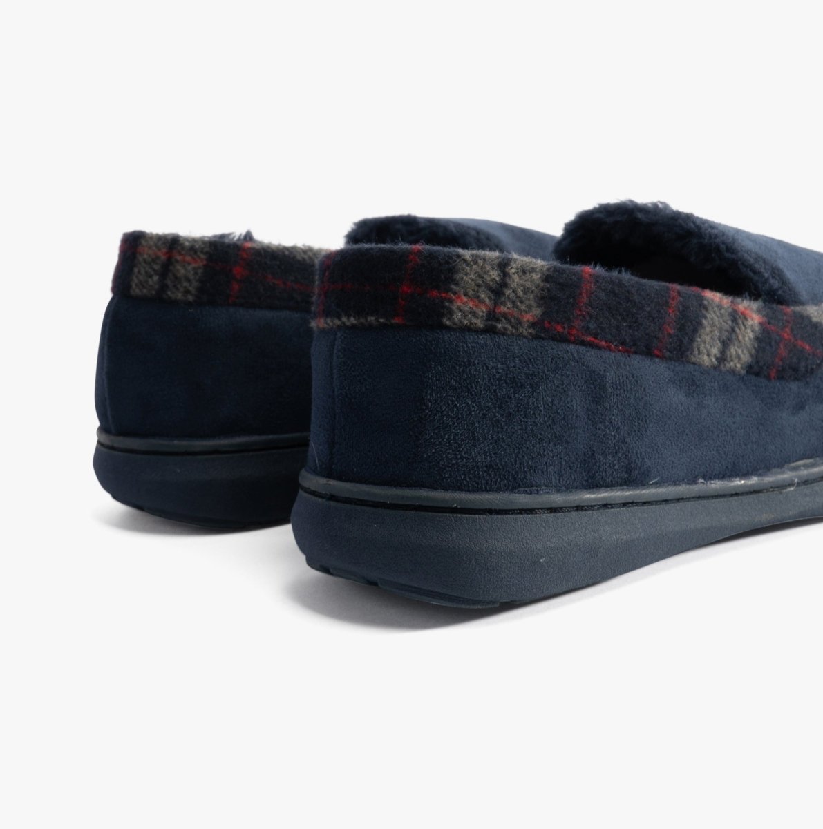 Jo & Joe ST ANDREWS Mens Slippers Navy - Shuperb