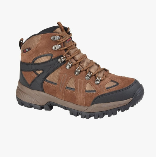 Johnscliffe Real Suede/Nylon Mens Hiking Boots - Shuperb