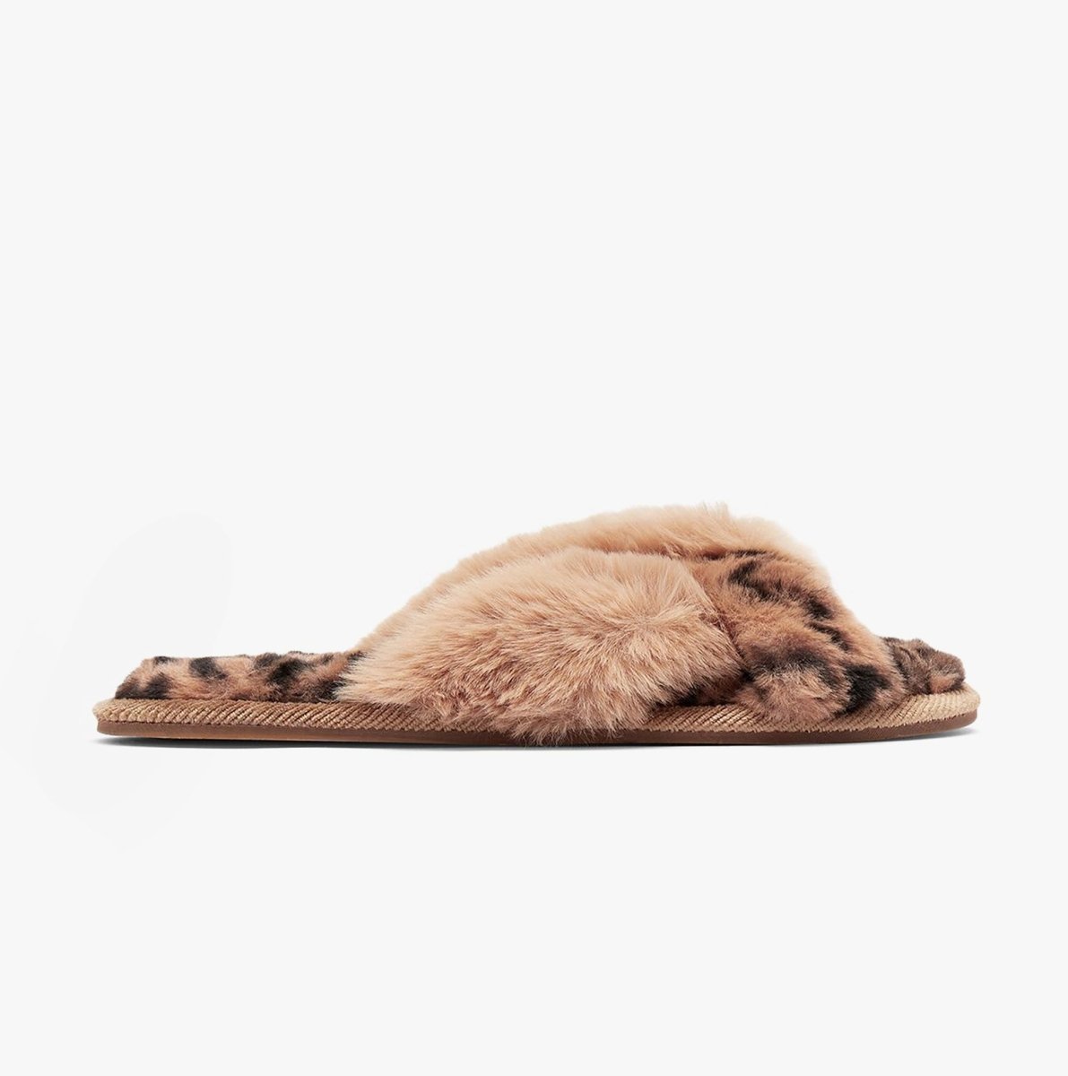 Joules MABELLE Ladies Slider Slippers Leopard - Shuperb