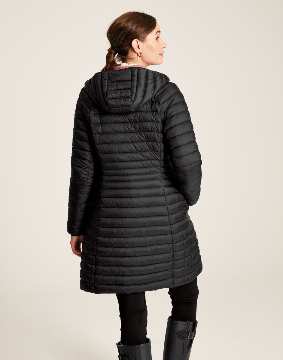 Joules BRAMLEY LONG Womens Jacket Black - Shuperb