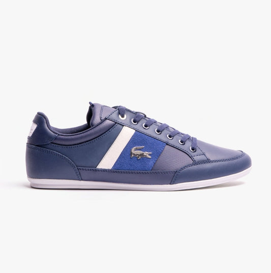 Lacoste CHAYMON Mens Trainers Navy/White - Shuperb