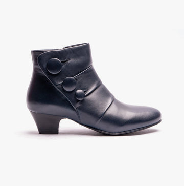 Lotus PRANCER Womens Ankle Boots Navy - Shuperb