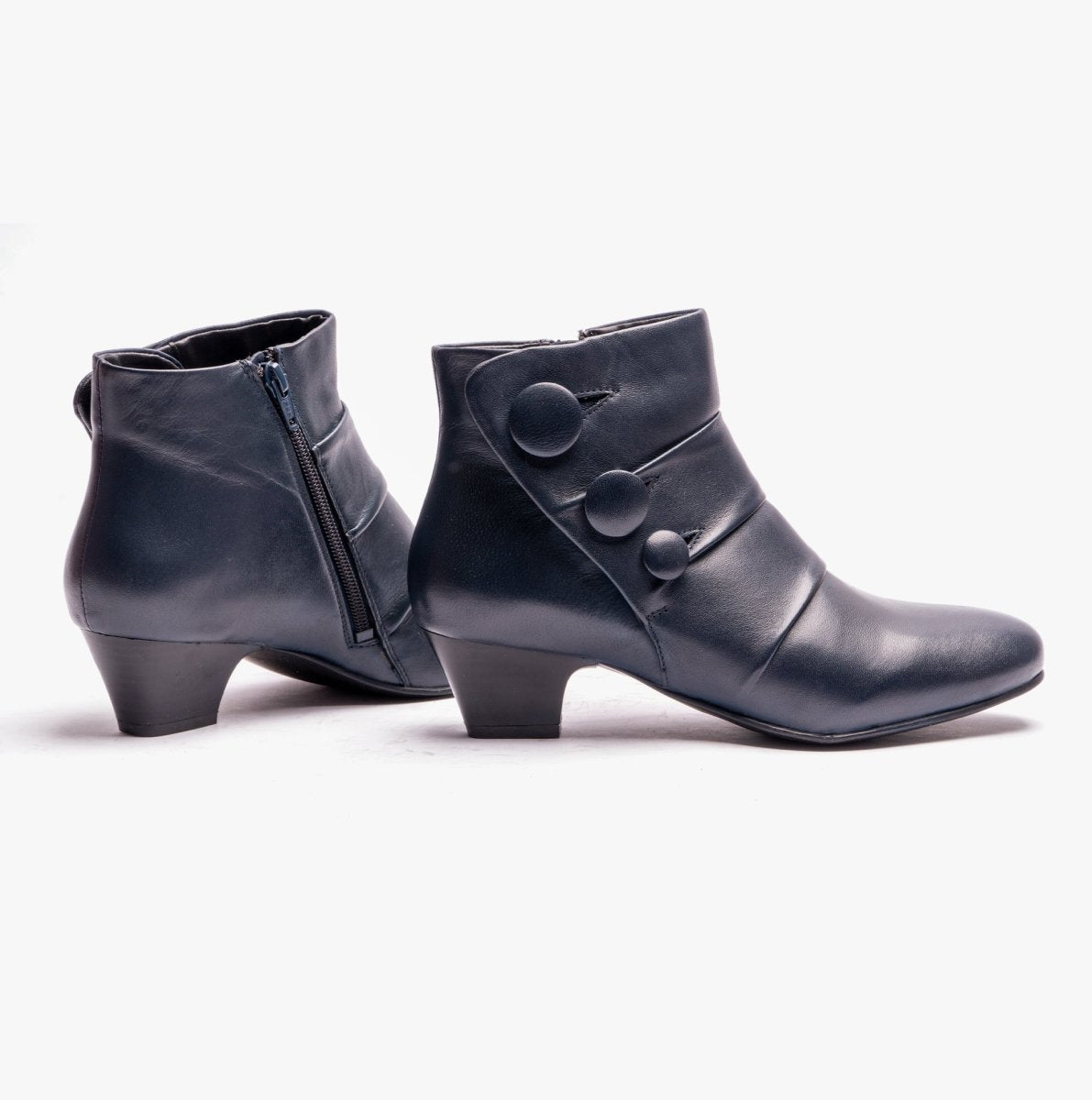 Lotus PRANCER Womens Ankle Boots Navy - Shuperb