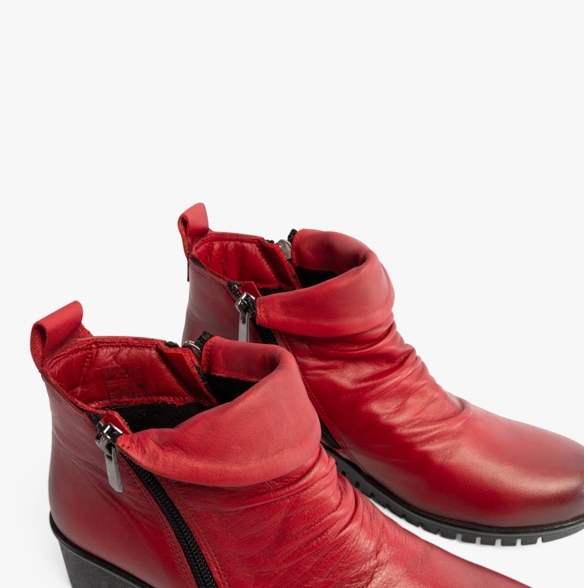 Lotus CORDELIA Womens Boots Red - Shuperb