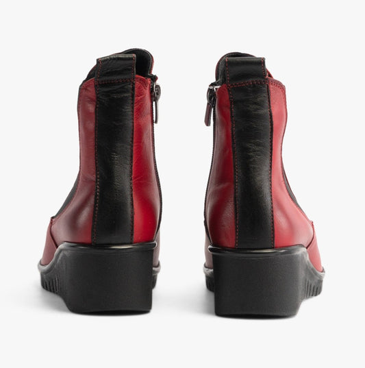 Lotus DRESDEN Womens Boots Red - Shuperb