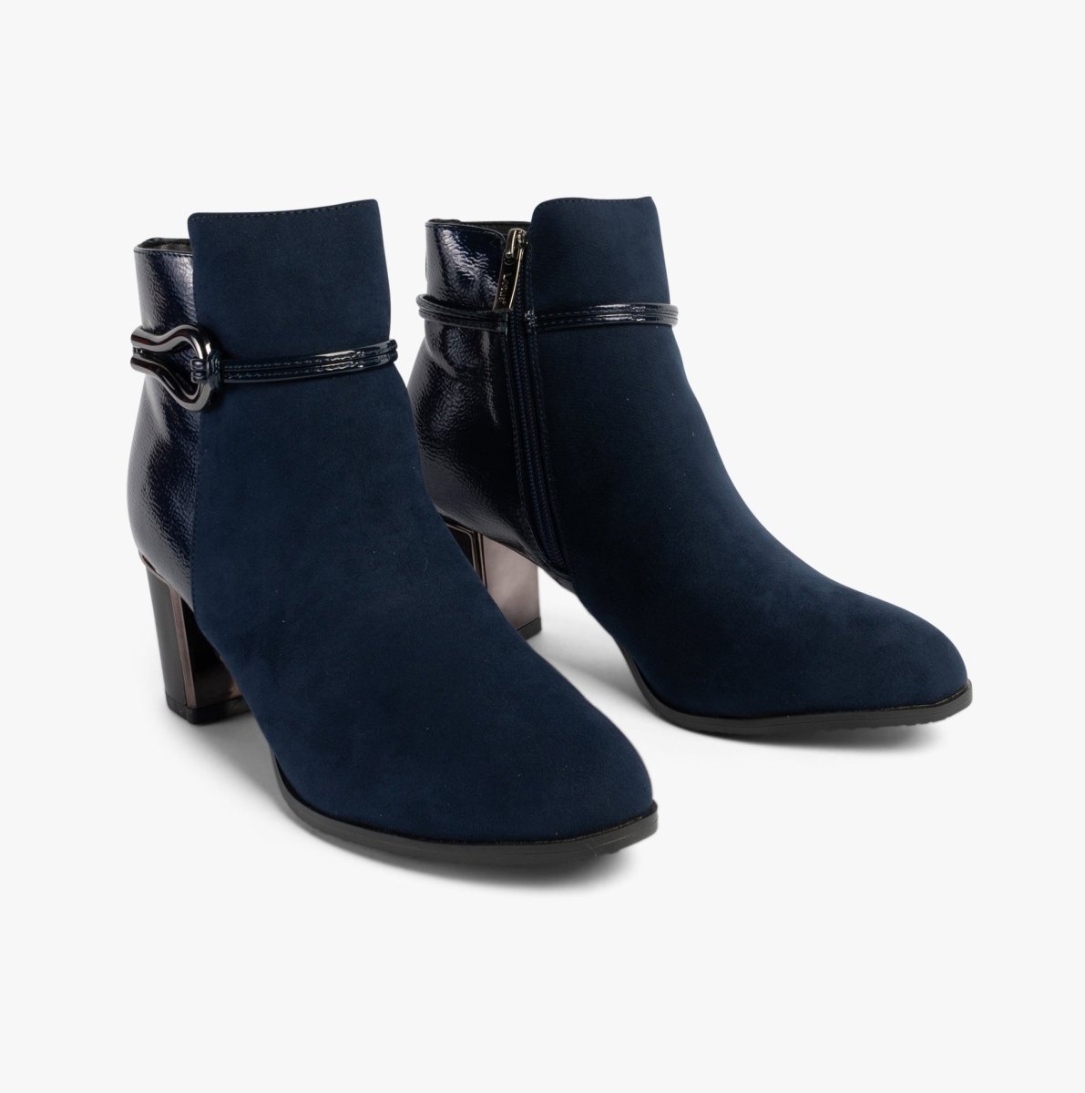 Lotus EBONY Womens Boots Navy - Shuperb