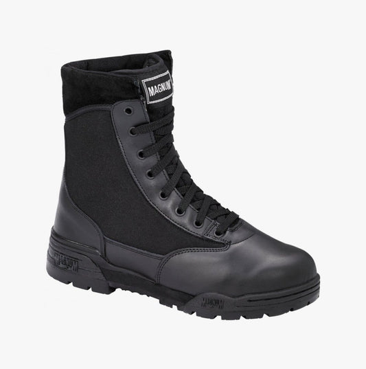 Magnum PANTHER 8.0 SZ Unisex Non - Safety Side Zip Combat Boots Black - Shuperb