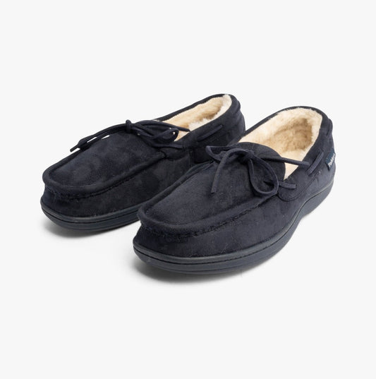 Padders CAYENNE Mens Slippers Navy - Shuperb