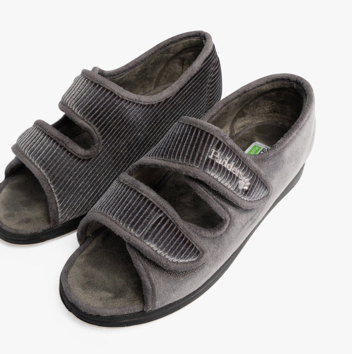 Padders LYDIA X Womens Slippers Grey - Shuperb