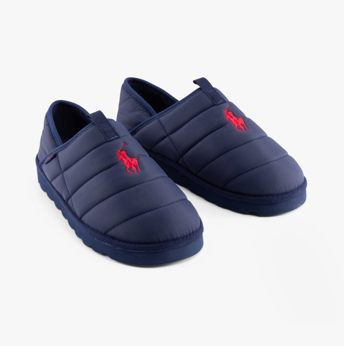 Polo Ralph Lauren EVERETT Mens Full Slippers Navy - Shuperb