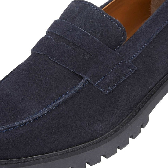 Silver Street London LOUSIVILLE Mens Loafers Blue - Shuperb