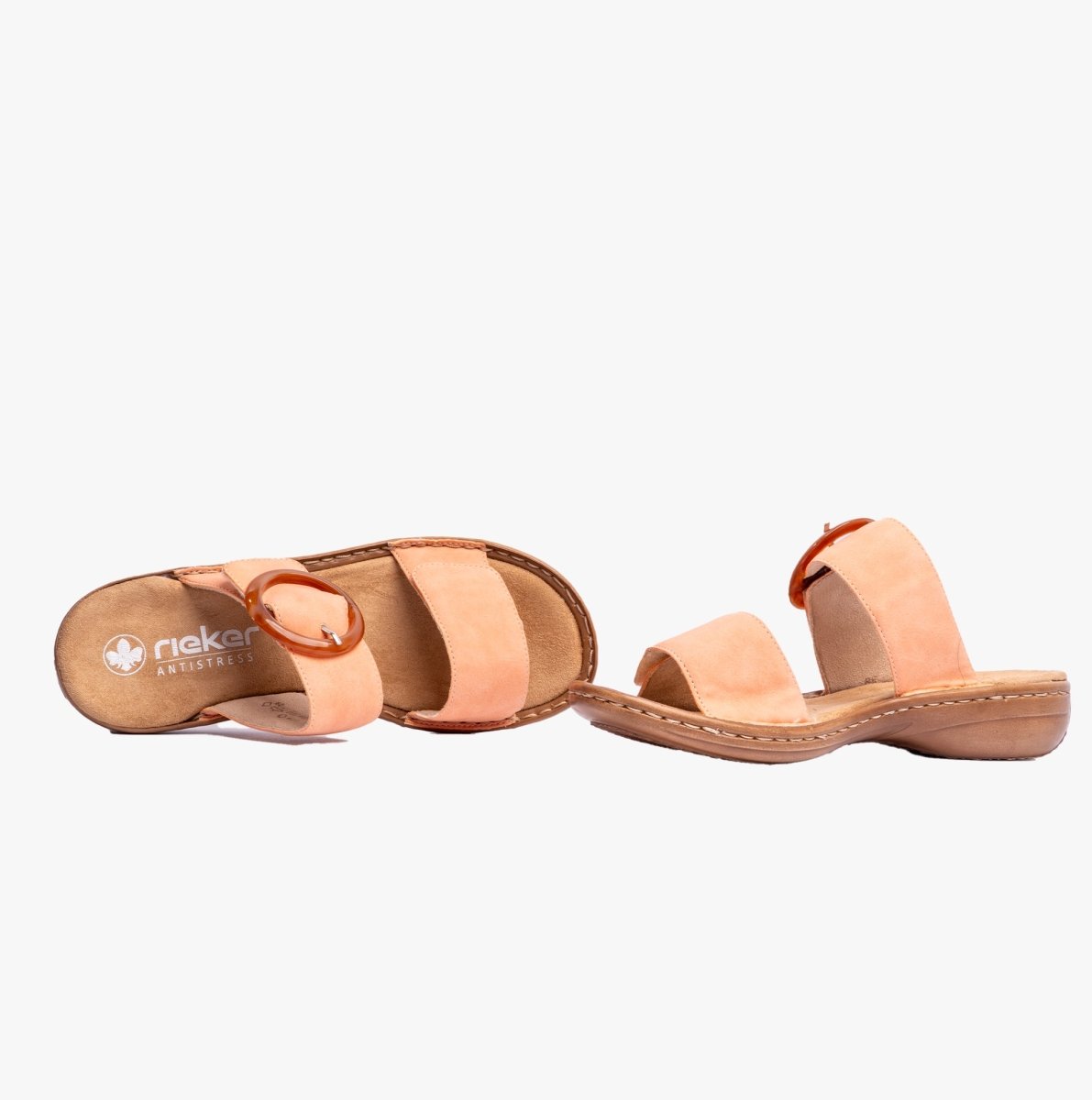 Rieker 60894 - 38 Womens Sandals Orange - Shuperb