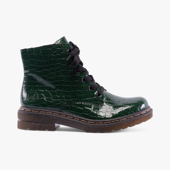 Rieker 78240 - 54 Womens Boots Green - Shuperb