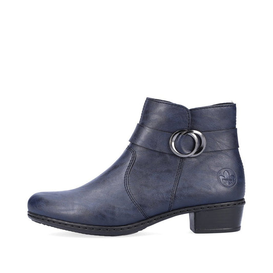 Rieker Y0775 - 14 Womens Boots Blue - Shuperb