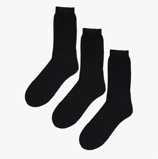 Royal Collection THERMAL Ladies Socks 3 Pairs Black UK 4 - 6 - Shuperb