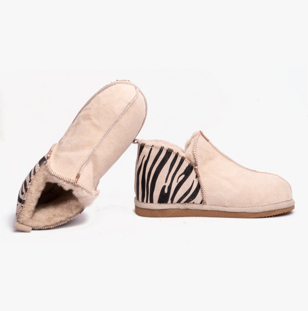 Shepherd ANNIE Womens Sheepskin Slipper Boots Tiger - Shuperb