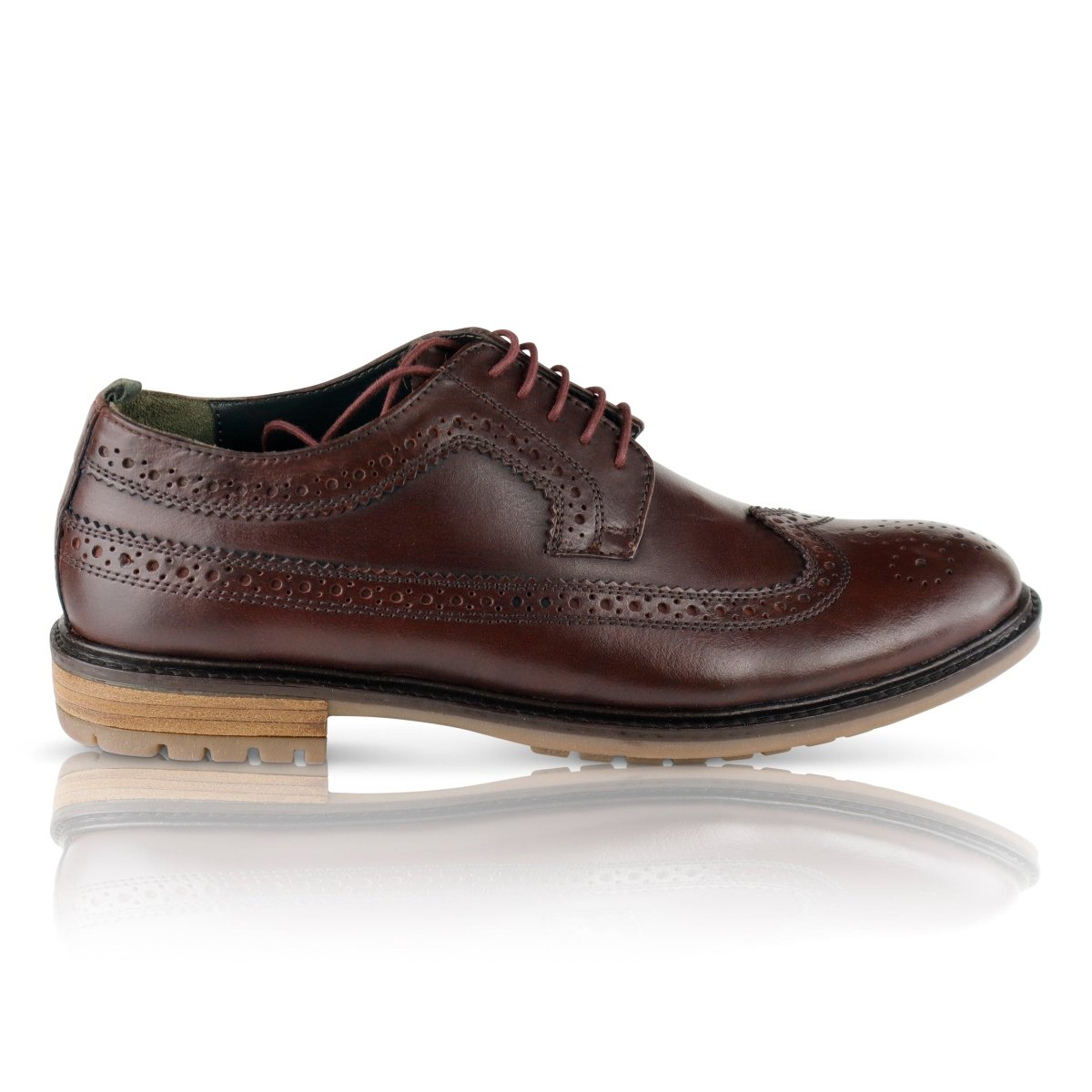 Silver Street London FENCHURCH Mens Shoes Red - Shuperb