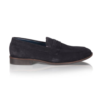 Silver Street London PARKWOOD Mens Loafers Navy - Shuperb