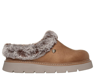 Skechers KEEPSAKES LITE - COZY BLEND Womens Slippers Chestnut - Shuperb