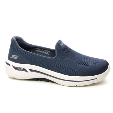 Skechers GO WALK ARCH FIT - IMAGINED Womens Trainers Navy - Shuperb