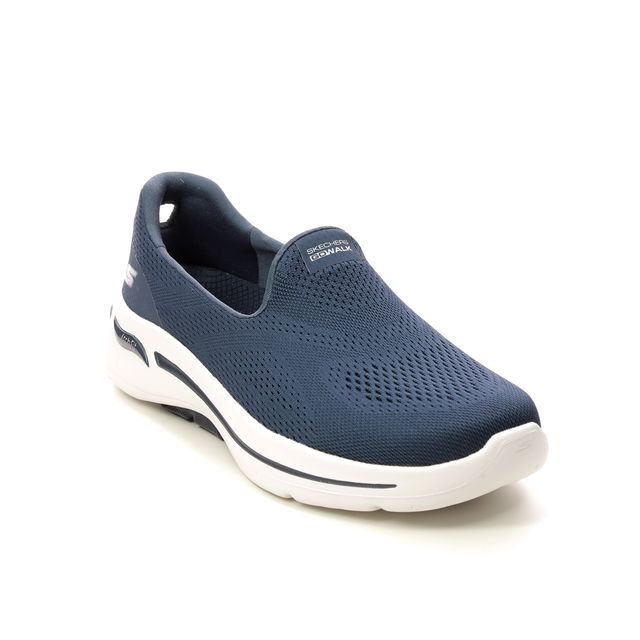 Skechers GO WALK ARCH FIT - IMAGINED Womens Trainers Navy - Shuperb