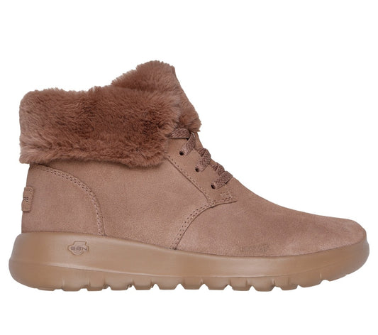 Skechers ON - THE - GO JOY - COZY HAVEN Womens Boots Brown - Shuperb