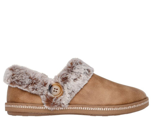 Skechers COZY CAMPFIRE - FRENCH TOAST 2 Womens Slippers Chestnut - Shuperb