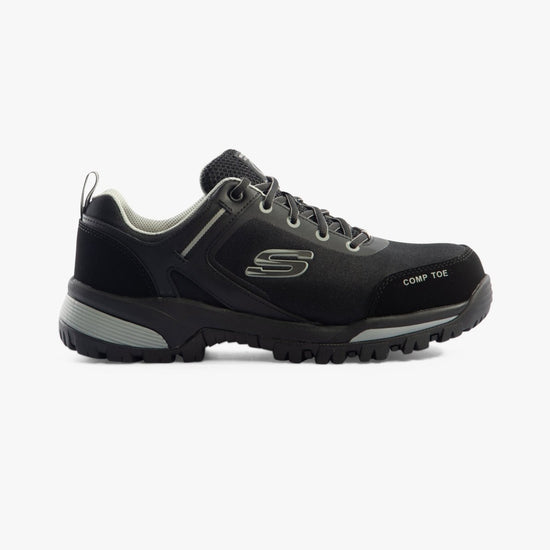 Skechers Work 200188EC/BKGY GATLON - STRIGAX Mens Trainers Black/Gray - Shuperb