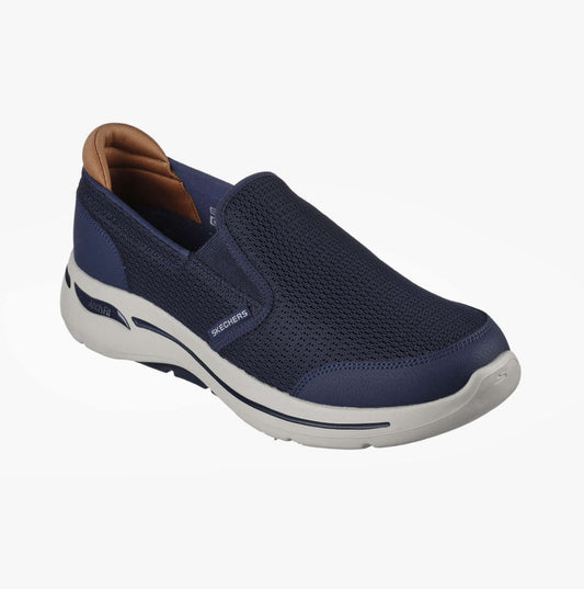 Skechers GO WALK ARCH FIT - ROBUST COMFORT Mens Slip - On Trainers Navy - Shuperb