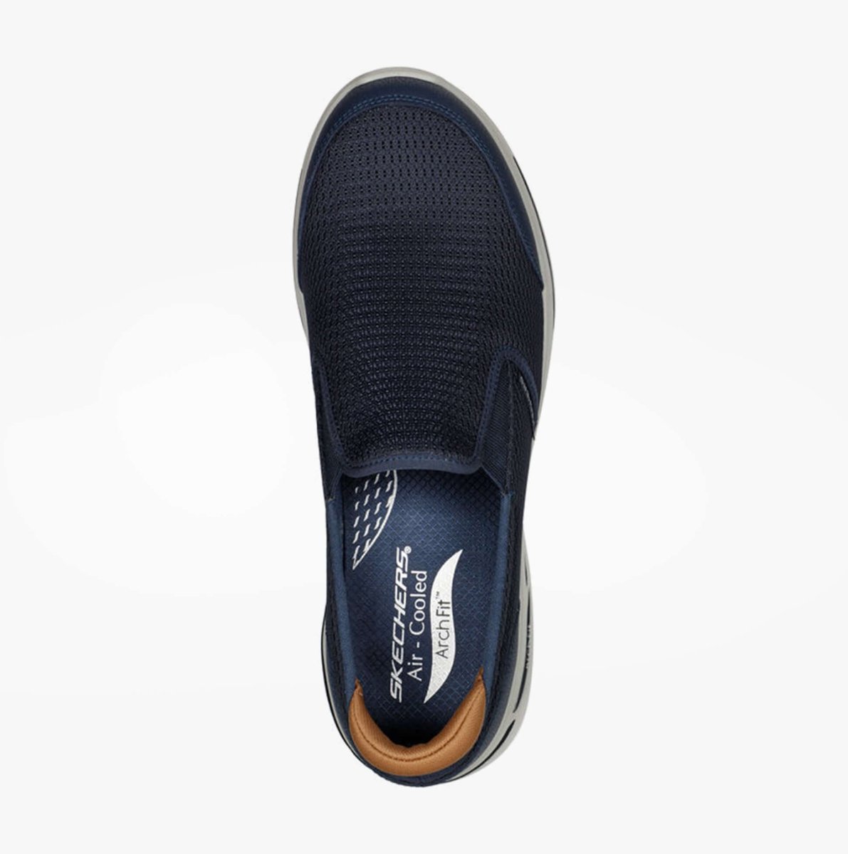 Skechers GO WALK ARCH FIT - ROBUST COMFORT Mens Slip - On Trainers Navy - Shuperb