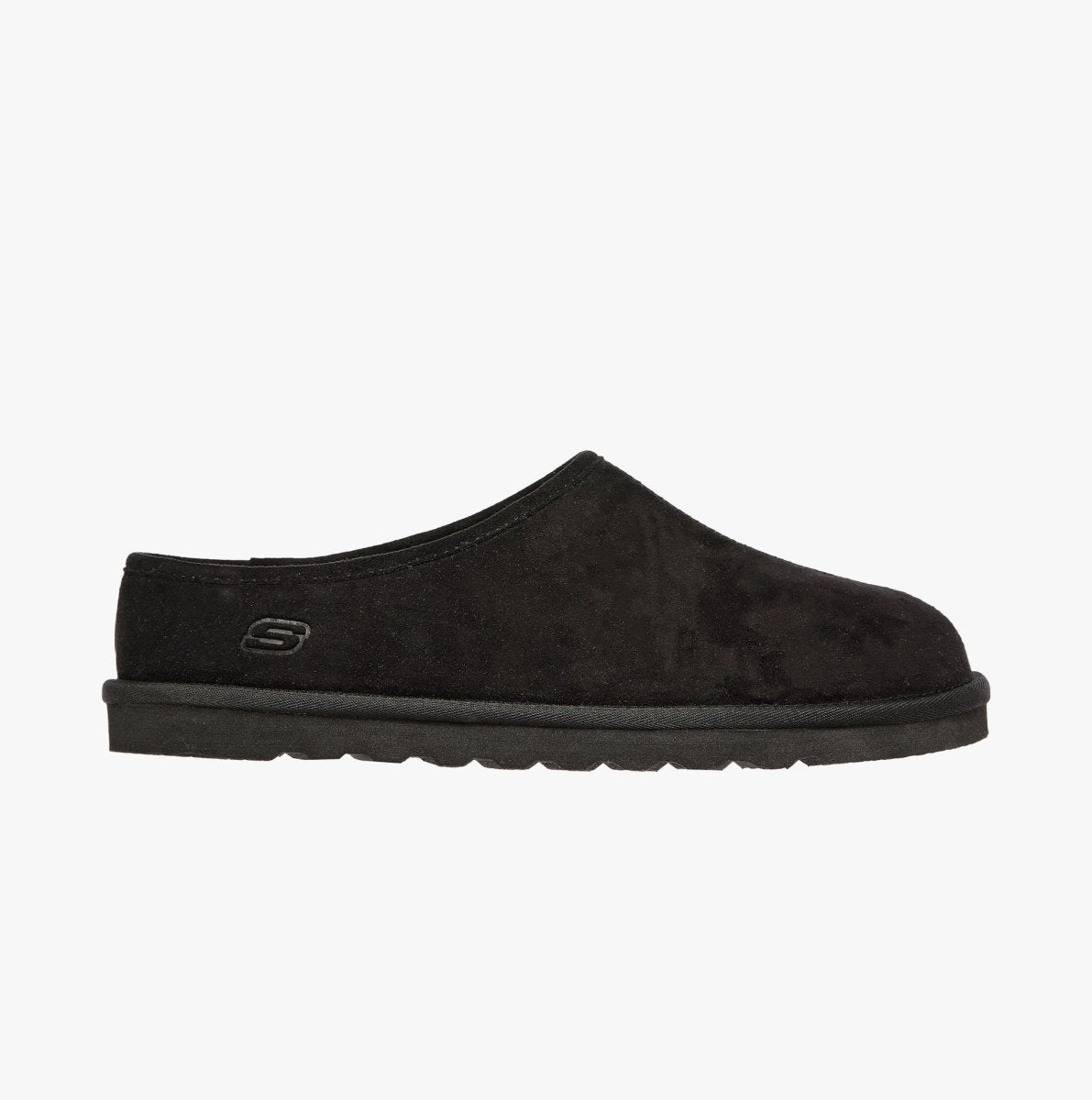 Skechers RENTEN LEMATO Mens Mule Slippers Black - Shuperb