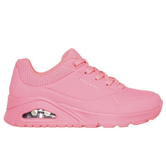 Skechers Skechers UNO - STAND ON AIR Womens Trainers Coral - Shuperb