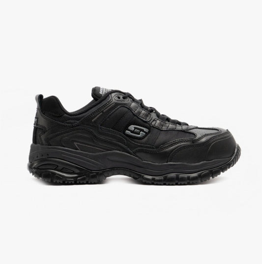 Skechers Work WIDE Mens Safety Shoes Black - Shuperb