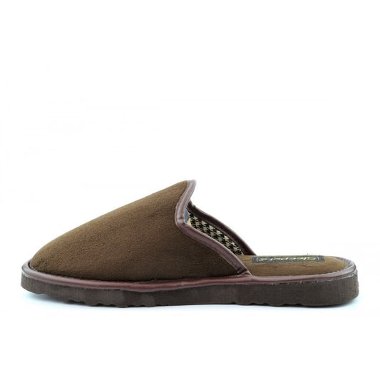 Sleepers STEPHEN Mule Slipper Autumn Brown Imitation Suede - Shuperb