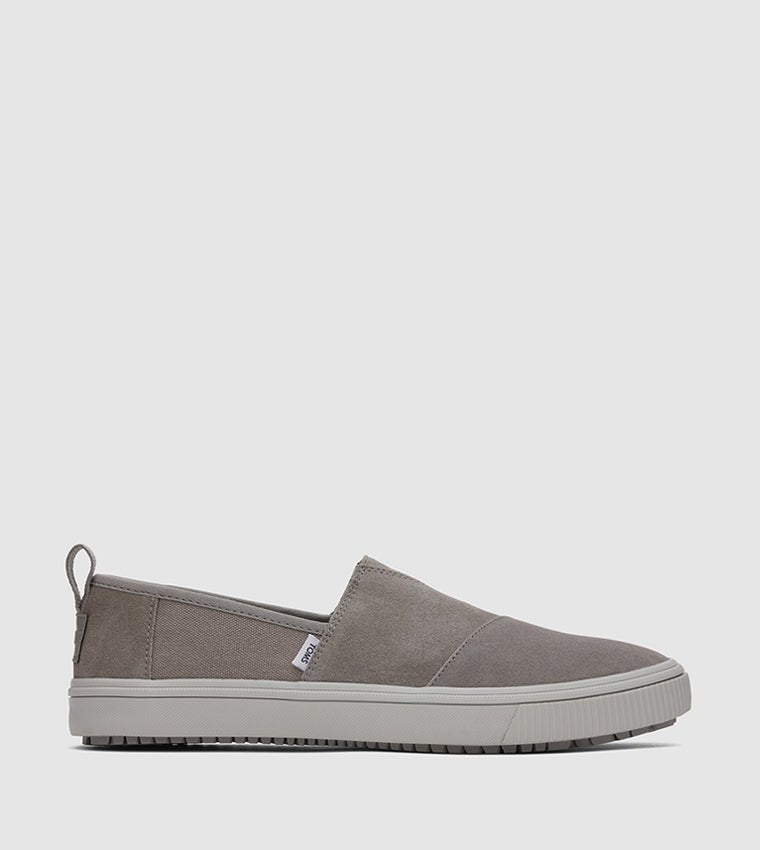 TOMS ALPARGATA TERRAIN Mens Canvas Slip On Grey - Shuperb