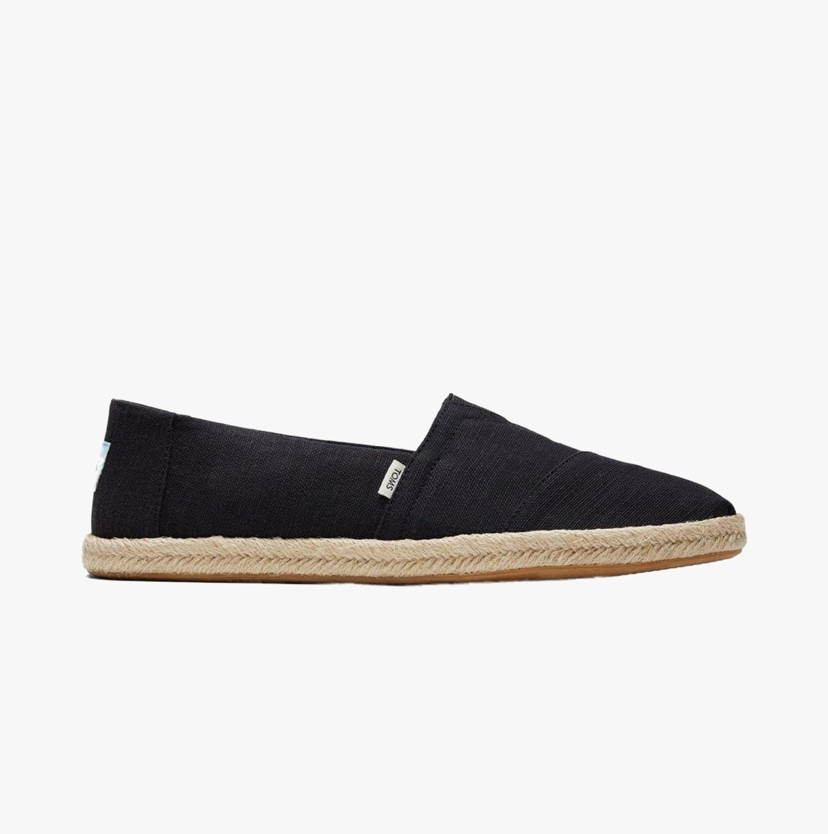 TOMS ALPARGATA ROPE Mens Espadrilles Black - Shuperb