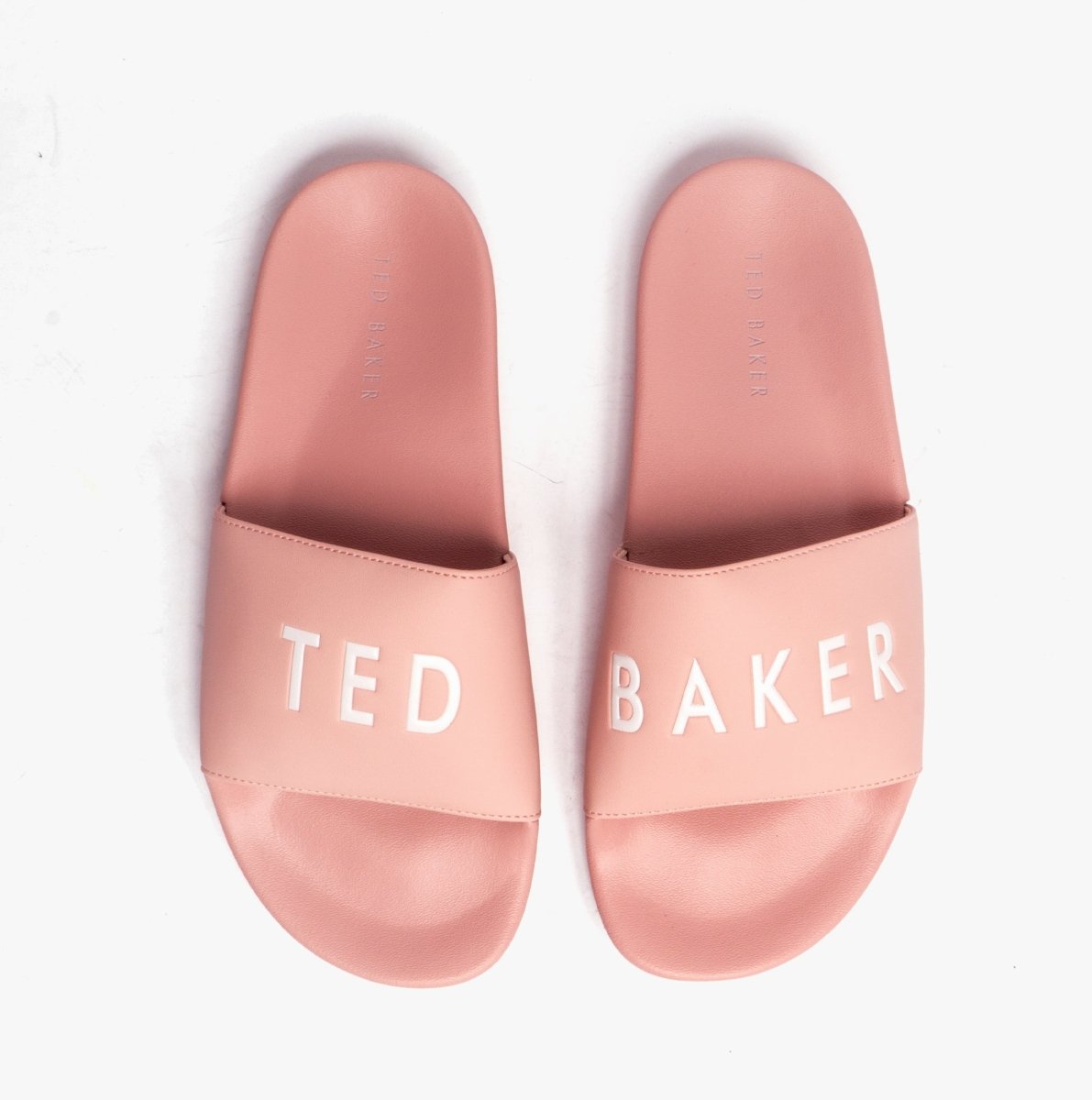 Ted Baker ASED Ladies Embossed Slider Pink - Shuperb