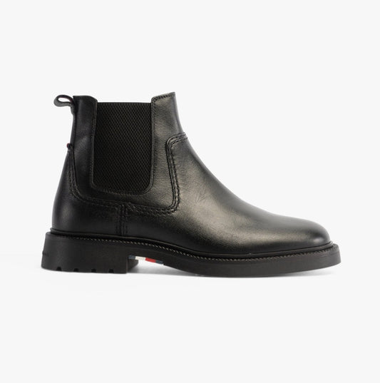 Tommy Hilfiger HILFIGER COMFORT Mens Chelsea Boots Black - Shuperb