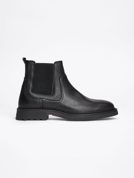 Tommy Hilfiger HILFIGER COMFORT Mens Chelsea Boots Black - Shuperb