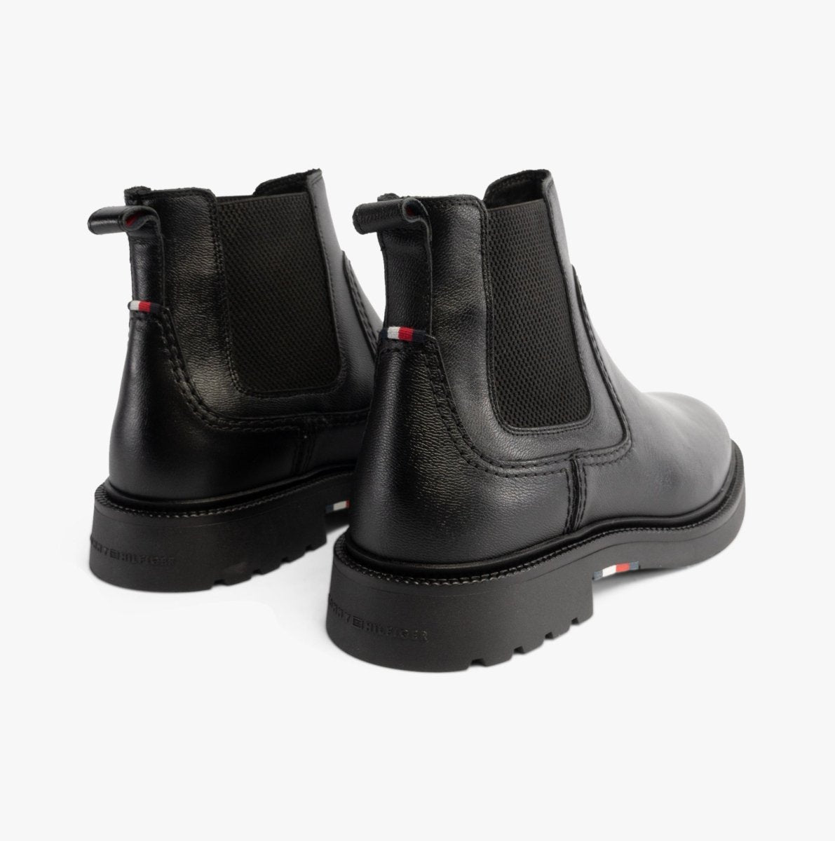 Tommy Hilfiger HILFIGER COMFORT Mens Chelsea Boots Black - Shuperb