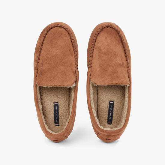 Tommy Hilfiger HILFIGER DRIVER HOUSE Mens Moccasin Slippers Coconut Grove - Shuperb