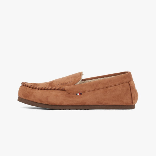 Tommy Hilfiger HILFIGER DRIVER HOUSE Mens Moccasin Slippers Coconut Grove - Shuperb