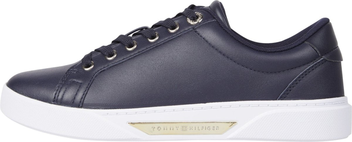 Tommy Hilfiger GOLDEN COURT Womens Trainers Space Blue - Shuperb